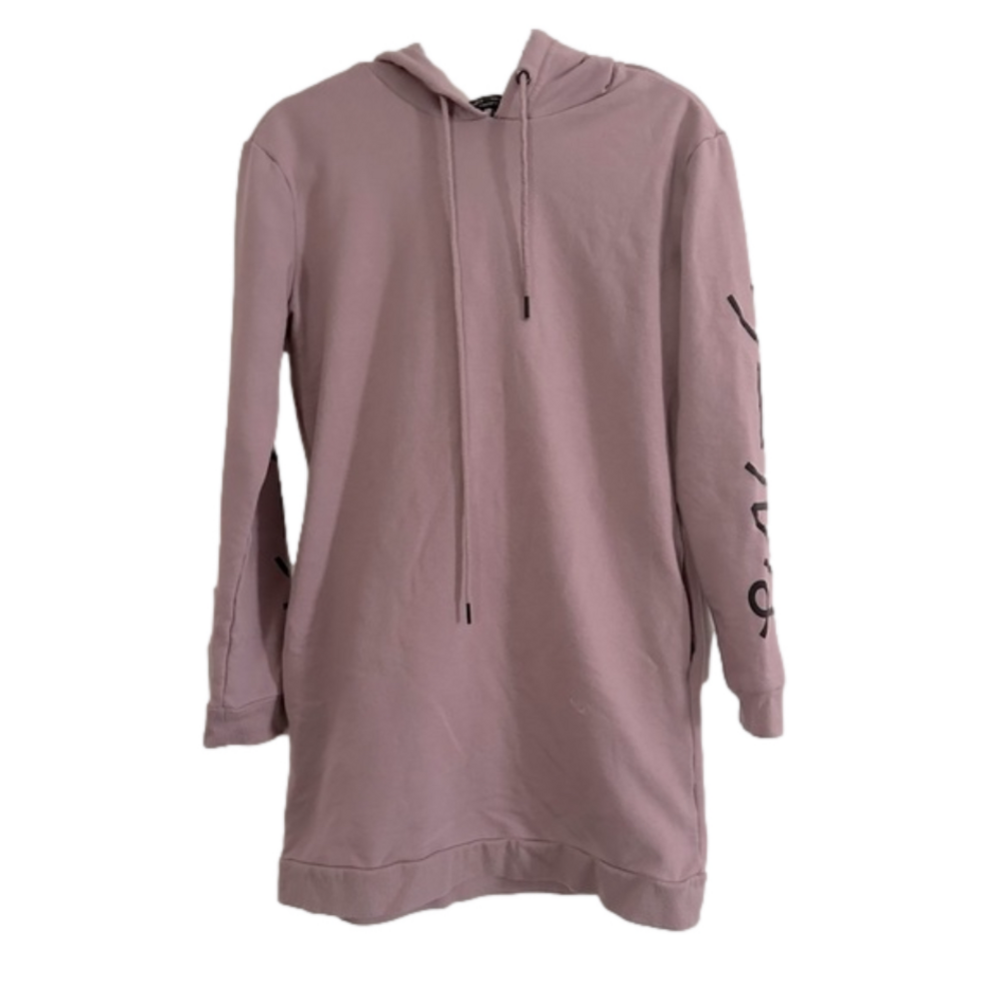 Romeo + Juliet Couture Lavender Purple-Gray Oversized Hoodie Sweatshirt Sz Small